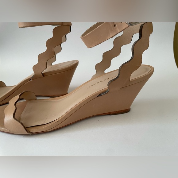 Loeffler Randall Beige Scalloped Sandals - Picture 9 of 9